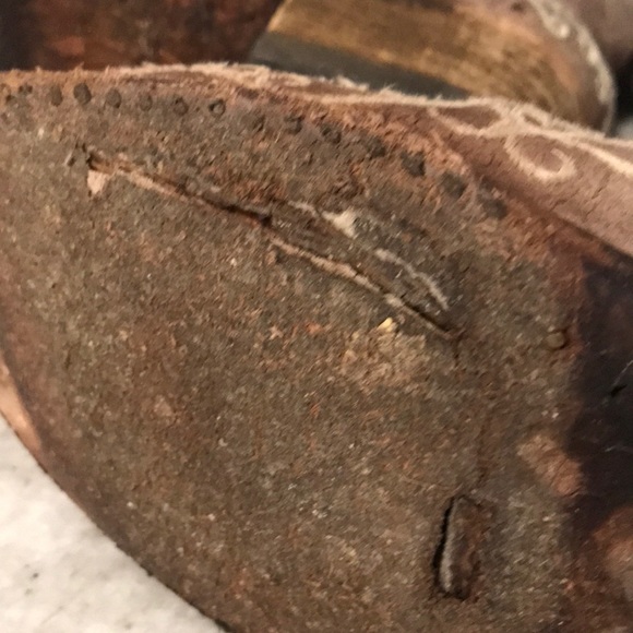 Corral Boots Girls Size 2.5 Teen Brown Leather Embroidered Western Boho Cowgirl - Picture 12 of 12